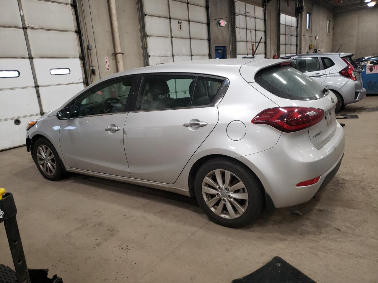 2014 KIA Forte VIN KNAFX5A87E5195366 Copart auction photo, front end damage thumbnail 2