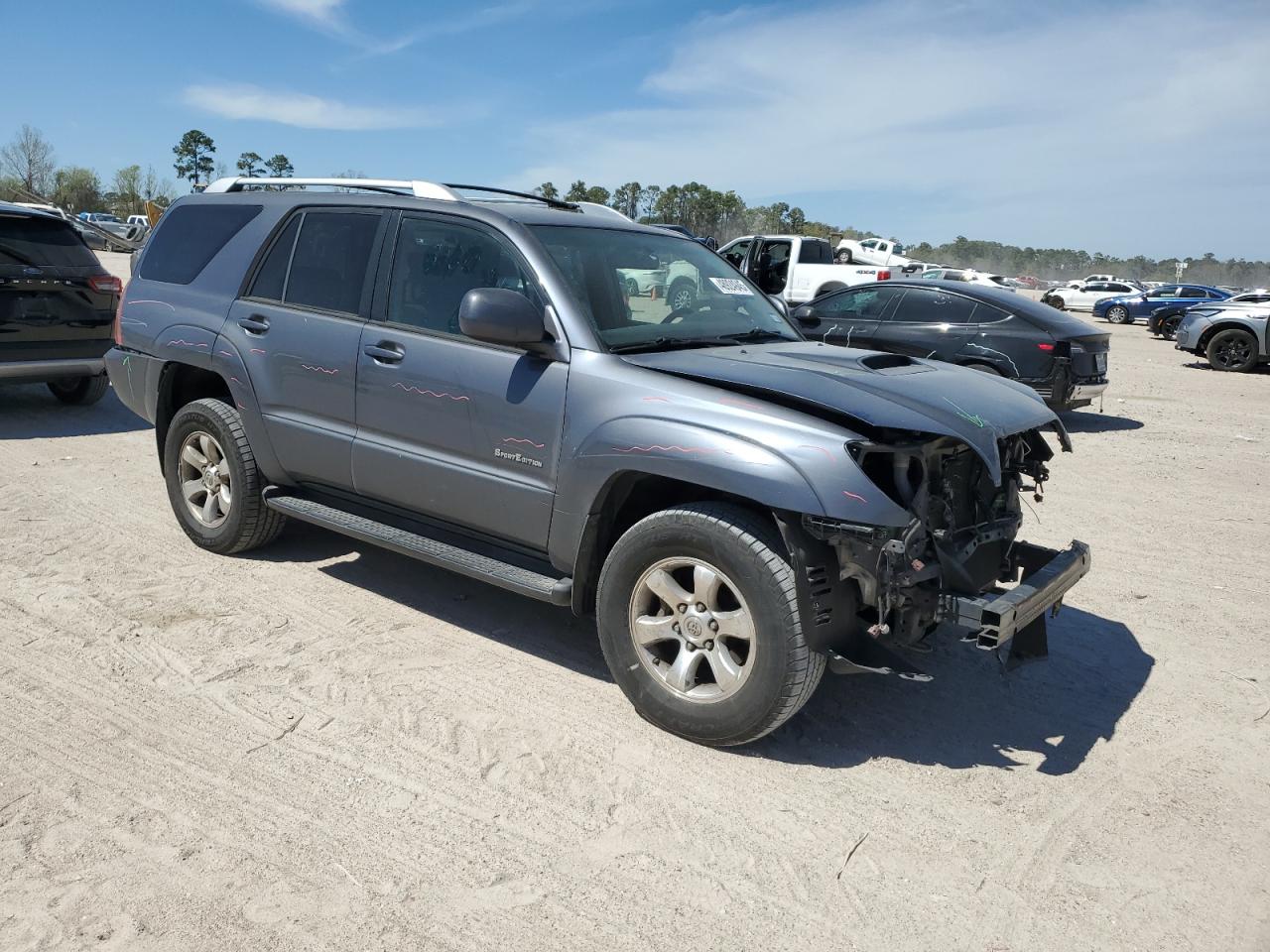 2004 Toyota 4Runner VIN JTEZU14R948013911 Copart auction photo, front end / minor dent/scratches damage thumbnail 4