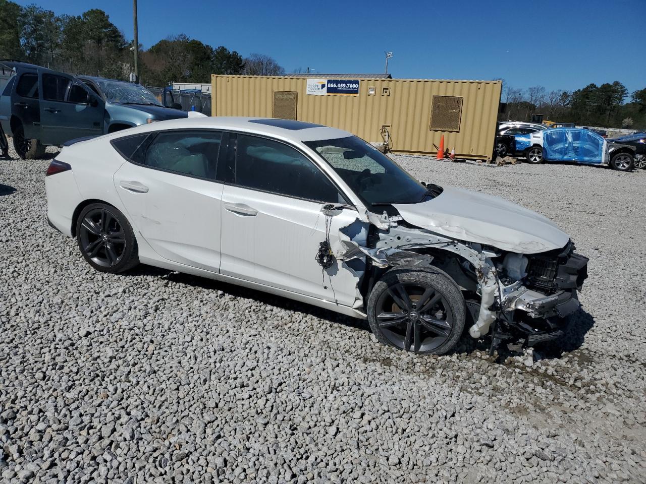 2023 Acura Integra VIN 19UDE4H66PA023842 Copart auction photo, front end / minor dent/scratches damage thumbnail 4