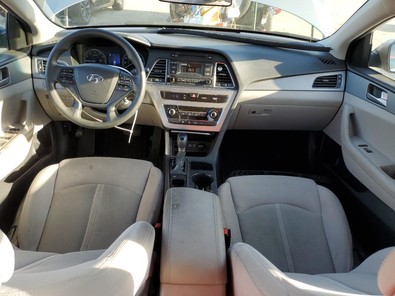 2017 Hyundai Sonata VIN 5NPE24AFXHH572475 Copart auction photo, front end / rear end damage thumbnail 8