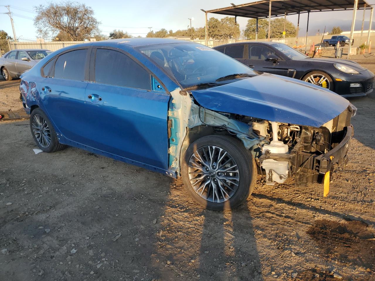 2023 KIA Forte VIN 3KPF54AD4PE598938 Copart auction photo, frame damage / all over damage thumbnail 4
