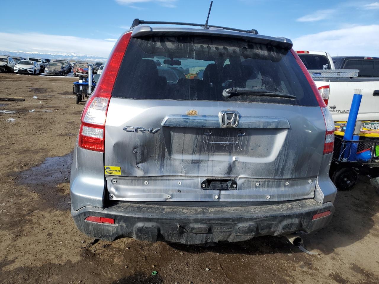 2007 Honda CR-V VIN JHLRE48787C008098 Copart auction photo, rear end damage thumbnail 6
