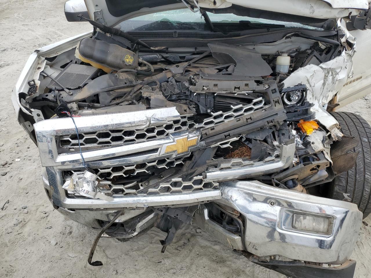 2015 Chevrolet Silverado VIN 3GCUKSEC0FG180787 Copart auction photo, front end / side damage thumbnail 12