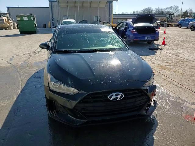 2020 Hyundai Veloster VIN KMHTG6AFXLU029514 Copart auction photo, front end / side damage thumbnail 13