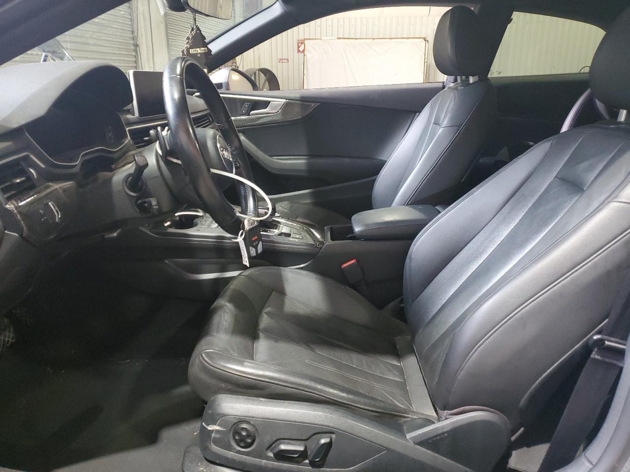 2018 Audi A5 VIN WAUPNAF59JA004145 Copart auction photo, side / front end damage thumbnail 7