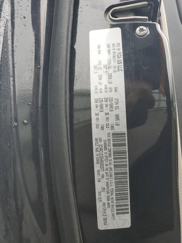 2017 Chrysler Pacifica VIN 2C4RC1EG5HR585377 Copart auction photo, front end damage thumbnail 14