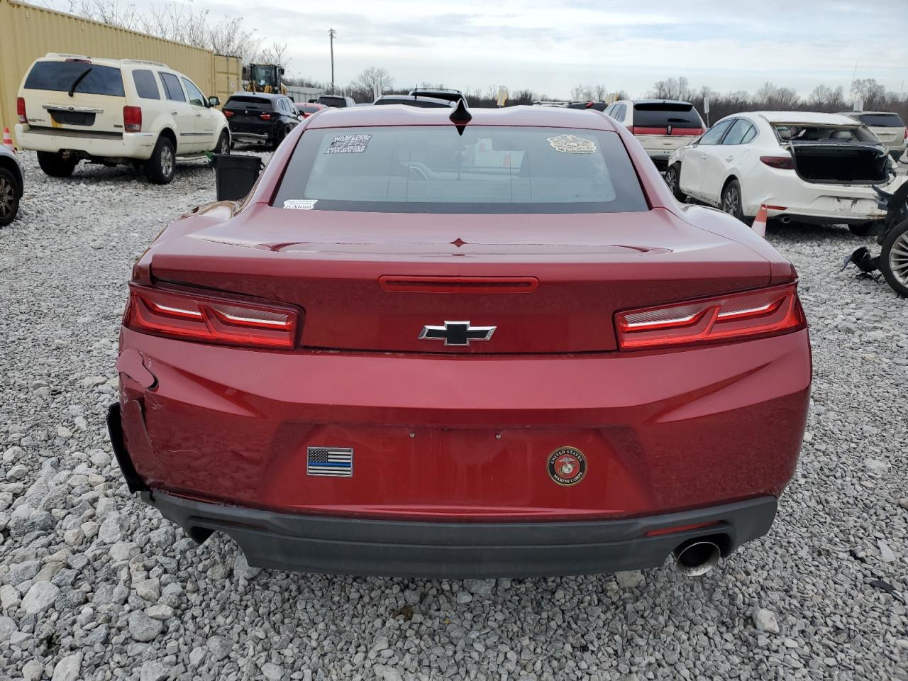 2017 Chevrolet Camaro VIN 1G1FA1RS4H0114198 Copart auction photo, rear end damage thumbnail 6