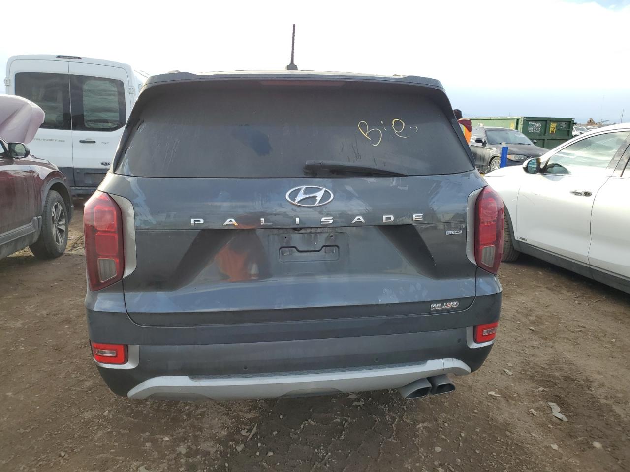 2020 Hyundai Palisade VIN KM8R3DHE1LU054048 Copart auction photo, burn - engine damage thumbnail 6