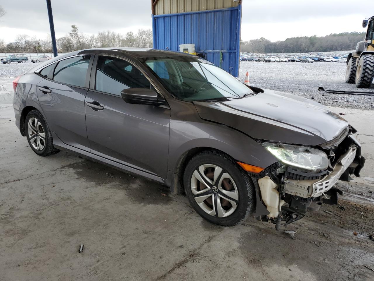 2016 Honda Civic VIN 19XFC2F57GE060715 Copart auction photo, front end damage thumbnail 4