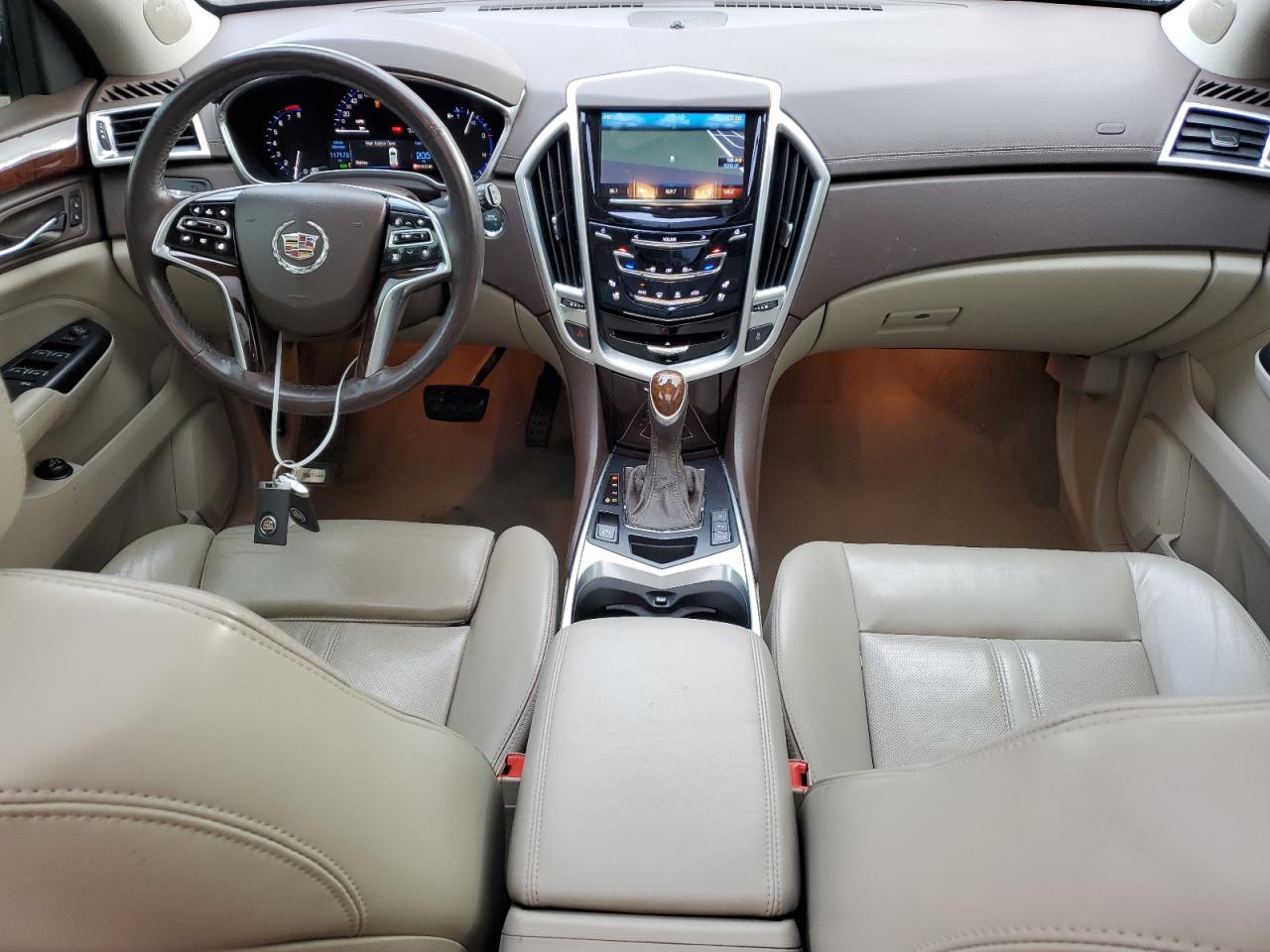 2014 Cadillac SRX VIN 3GYFNGE36ES524867 Copart auction photo, front end damage thumbnail 8
