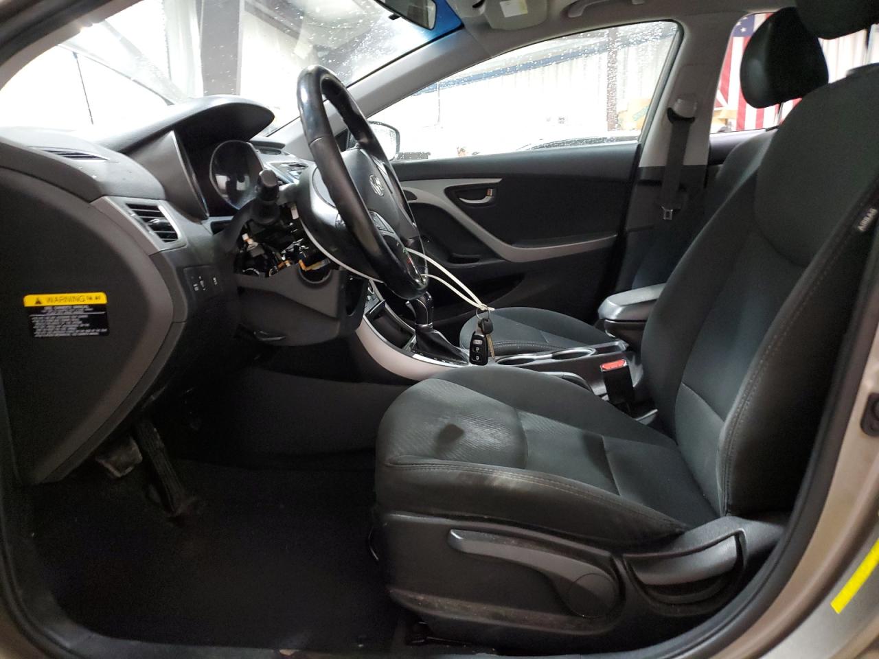 2015 Hyundai Elantra VIN 5NPDH4AE8FH624734 Copart auction photo, front end / side damage thumbnail 7