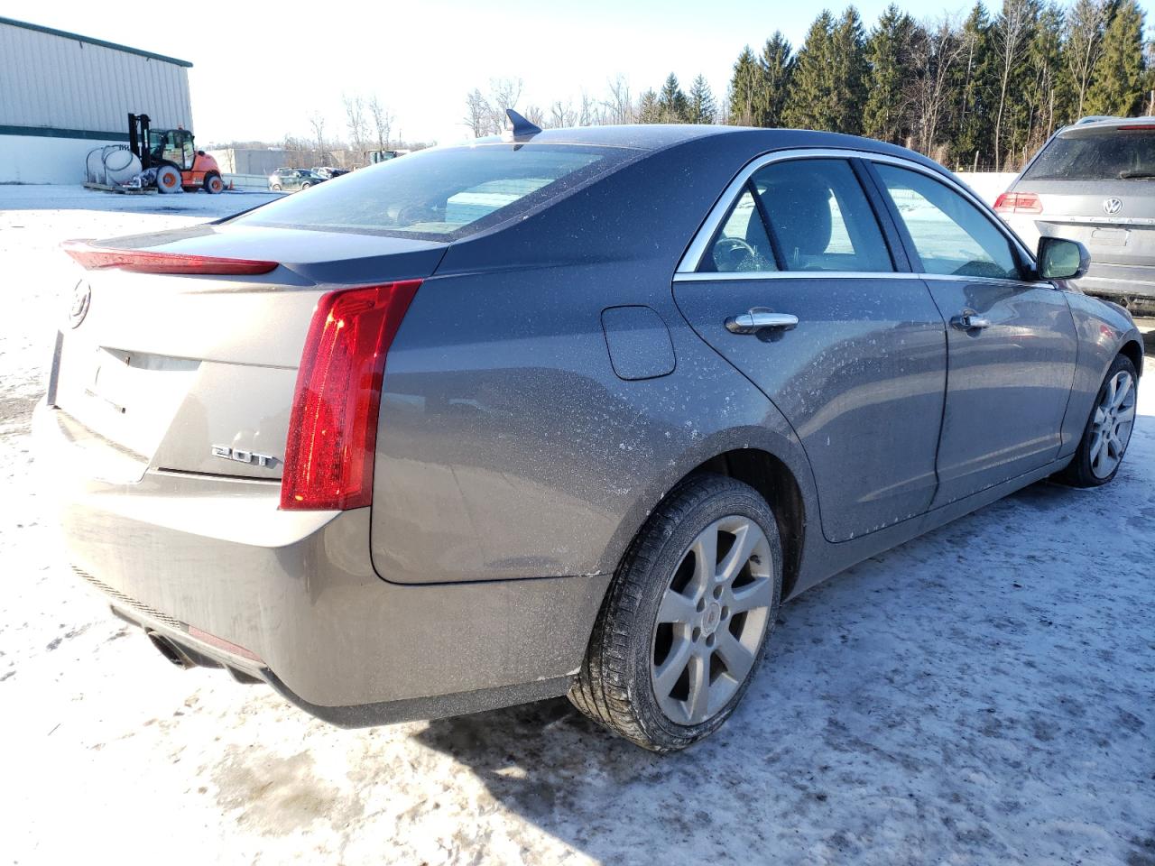 2014 Cadillac ATS VIN 1G6AG5RX5E0179451 Copart auction photo, side / front end damage thumbnail 3