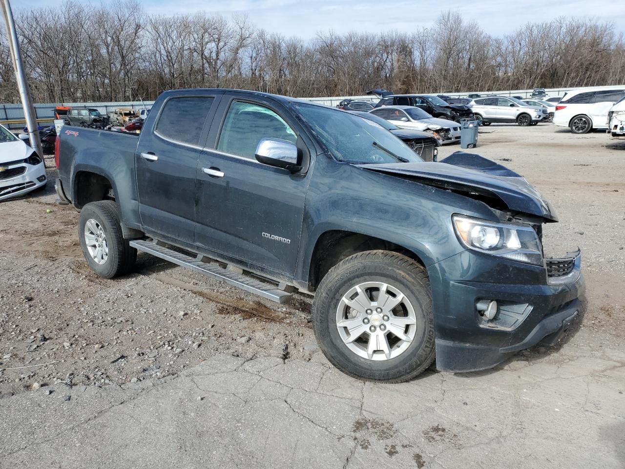 2018 Chevrolet Colorado VIN 1GCGTCEN4J1149406 Copart auction photo, front end / minor dent/scratches damage thumbnail 4