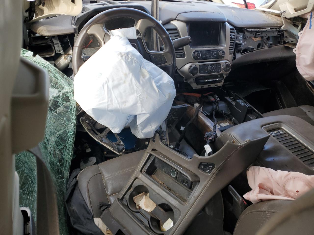 2015 GMC Yukon VIN 1GKS2JKJ8FR703949 Copart auction photo, rollover damage thumbnail 8