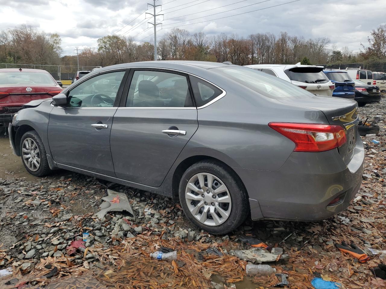 2017 Nissan Sentra VIN 3N1AB7AP0HL655487 Copart auction photo, front end damage thumbnail 2