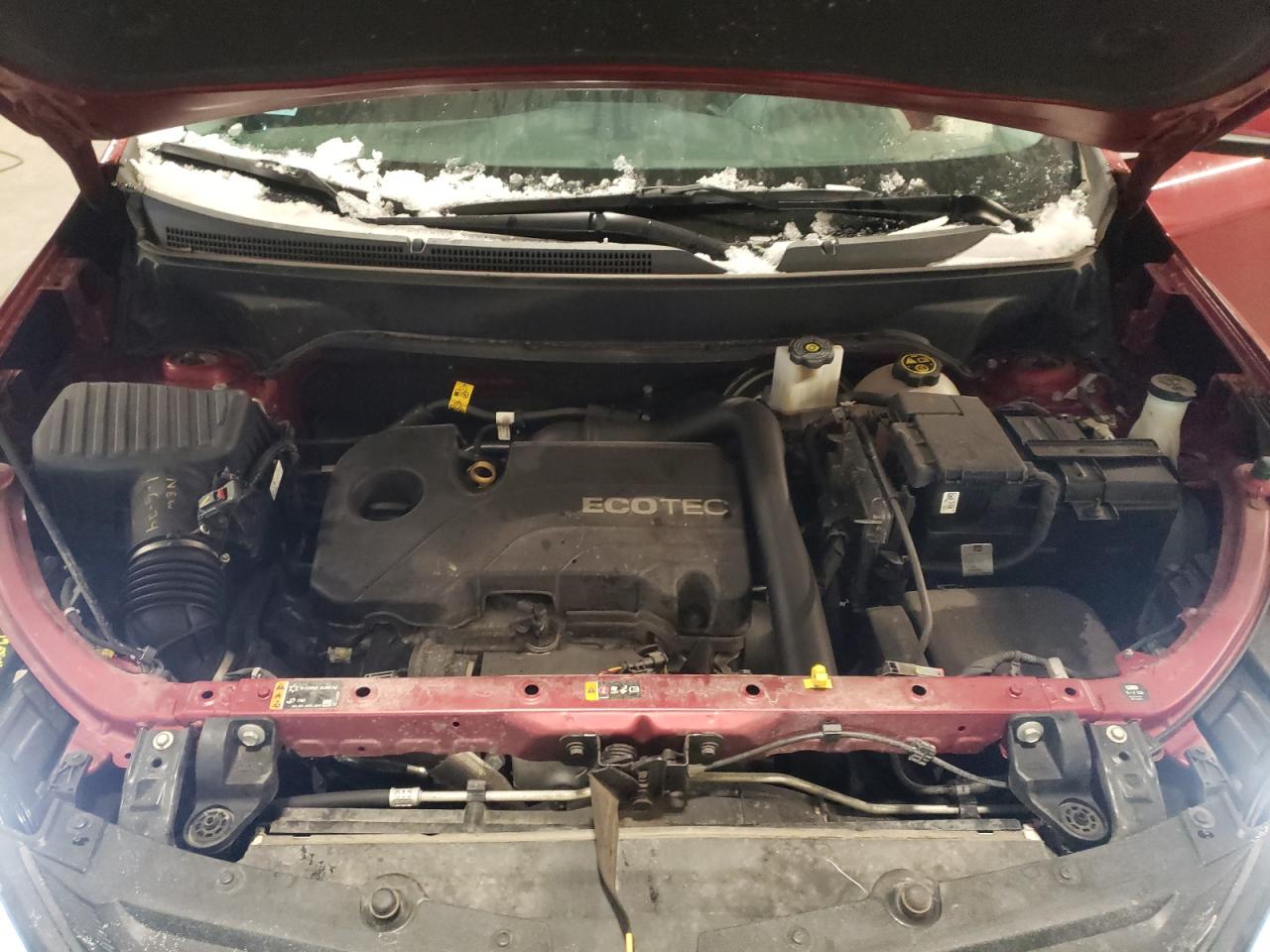 2020 Chevrolet Equinox VIN 3GNAXUEV2LS617965 Copart auction photo, front end / side damage thumbnail 12