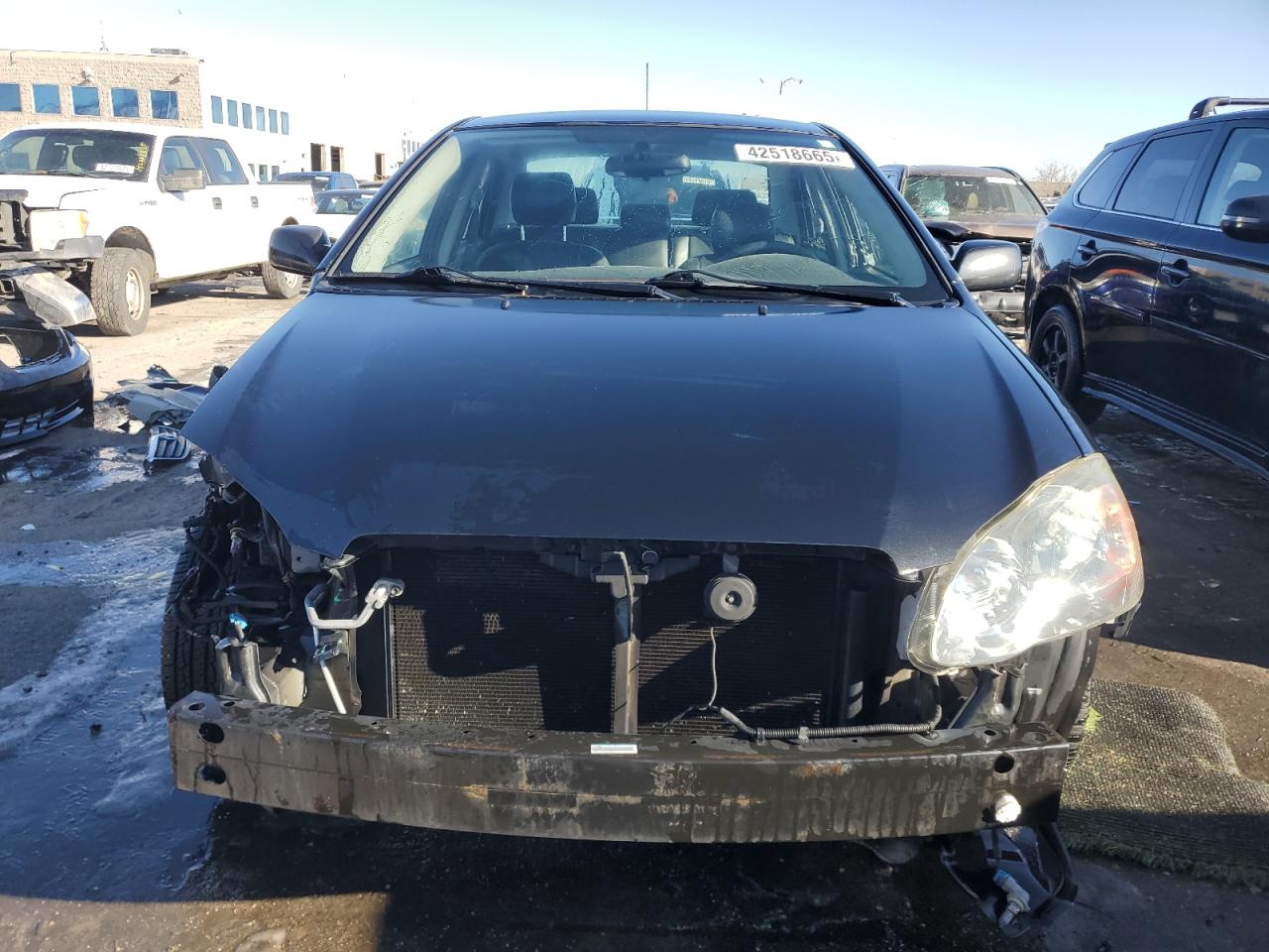 2005 Toyota Corolla VIN 1NXBR30EX5Z455719 Copart auction photo, front end / side damage thumbnail 5