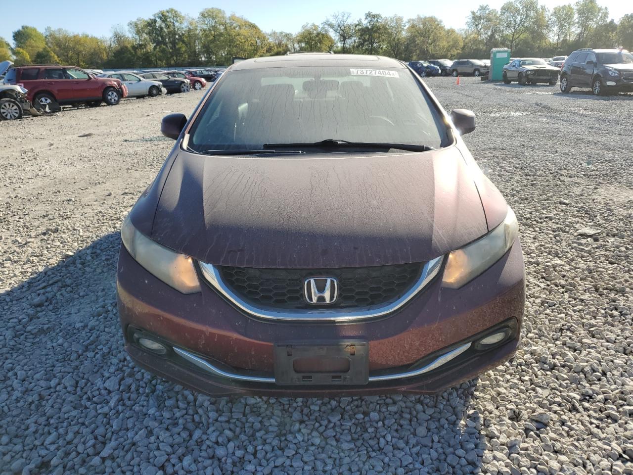 2013 Honda Civic VIN 19XFB2F90DE084159 Copart auction photo, rear end damage thumbnail 5