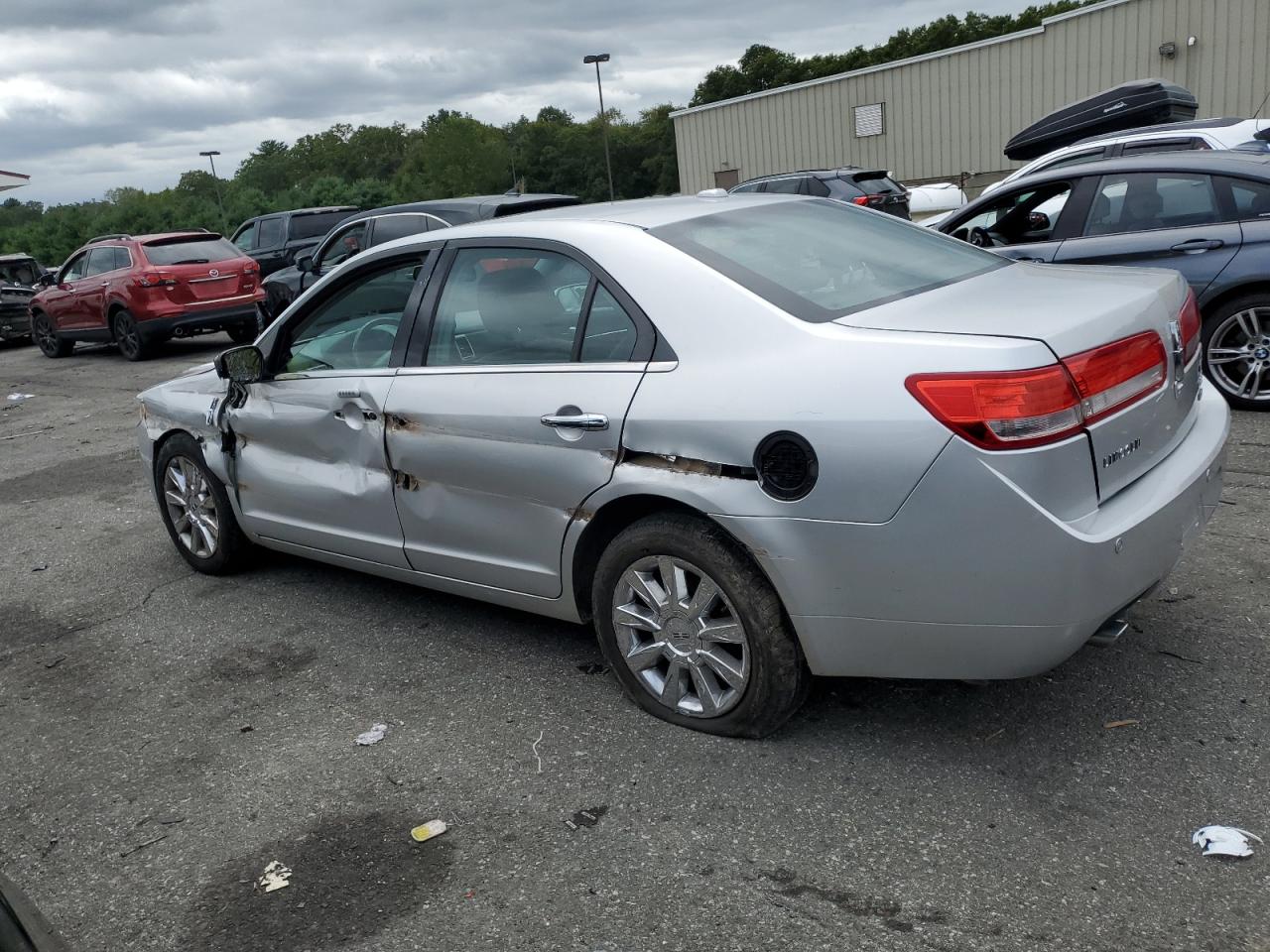2012 Lincoln MKZ VIN 3LNHL2JC4CR837865 Copart auction photo, side / front end damage thumbnail 2