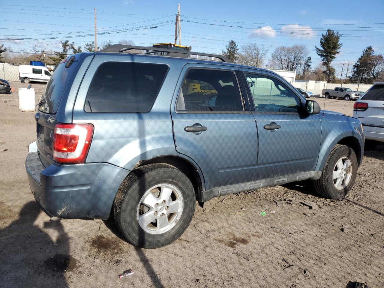 2011 Ford Escape VIN 1FMCU0D71BKC47569 Copart auction photo, rear end damage thumbnail 3
