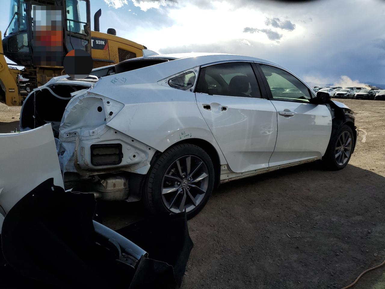 2019 Honda Civic VIN JHMFC1F72KX002112 Copart auction photo, front end / rear end damage thumbnail 3