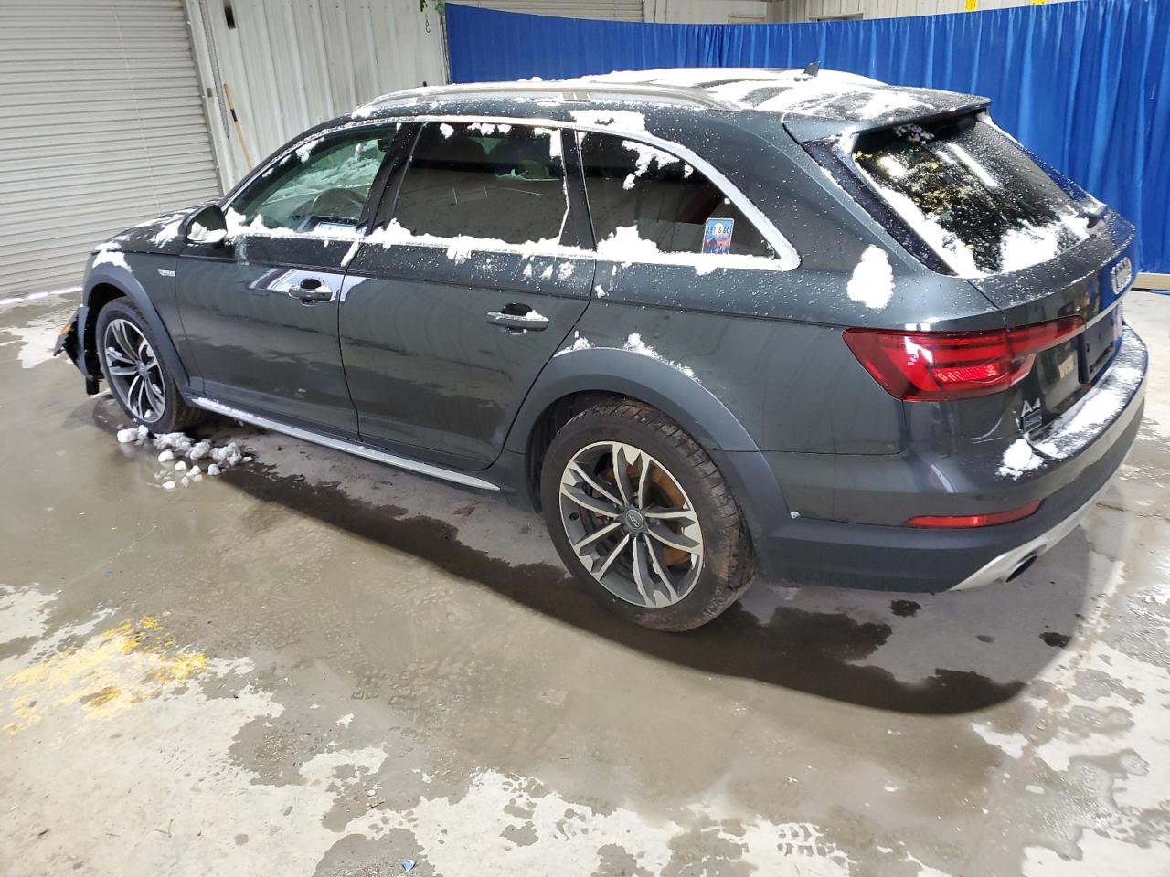 2018 Audi A4 VIN WA18NAF48JA136838 Copart auction photo, front end / side damage thumbnail 2