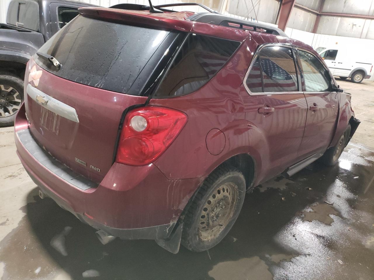 2011 Chevrolet Equinox VIN 2CNFLNE55B6244865 Copart auction photo, all over damage thumbnail 3