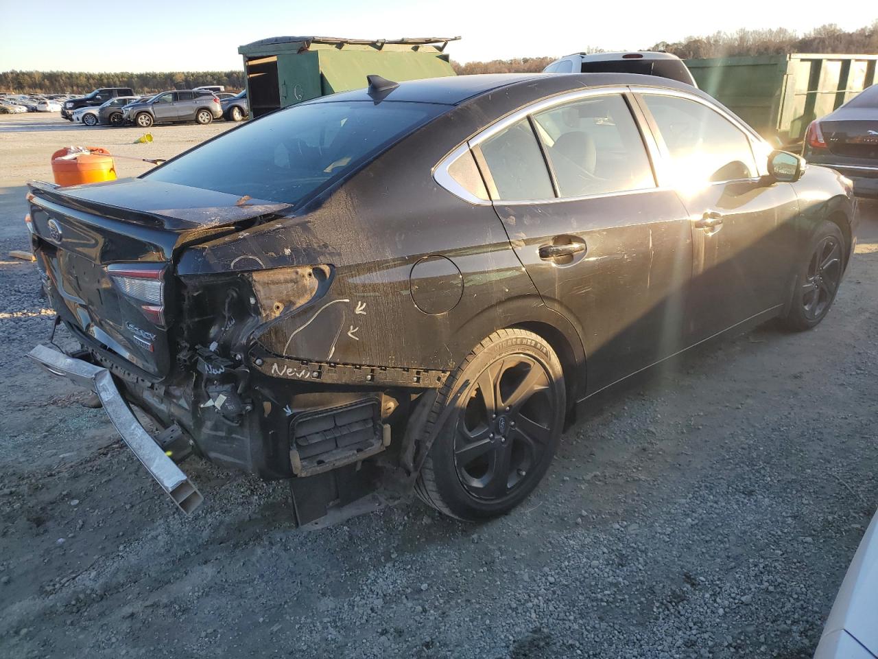 2021 Subaru Legacy VIN 4S3BWAH61M3011857 Copart auction photo, rear end damage thumbnail 3