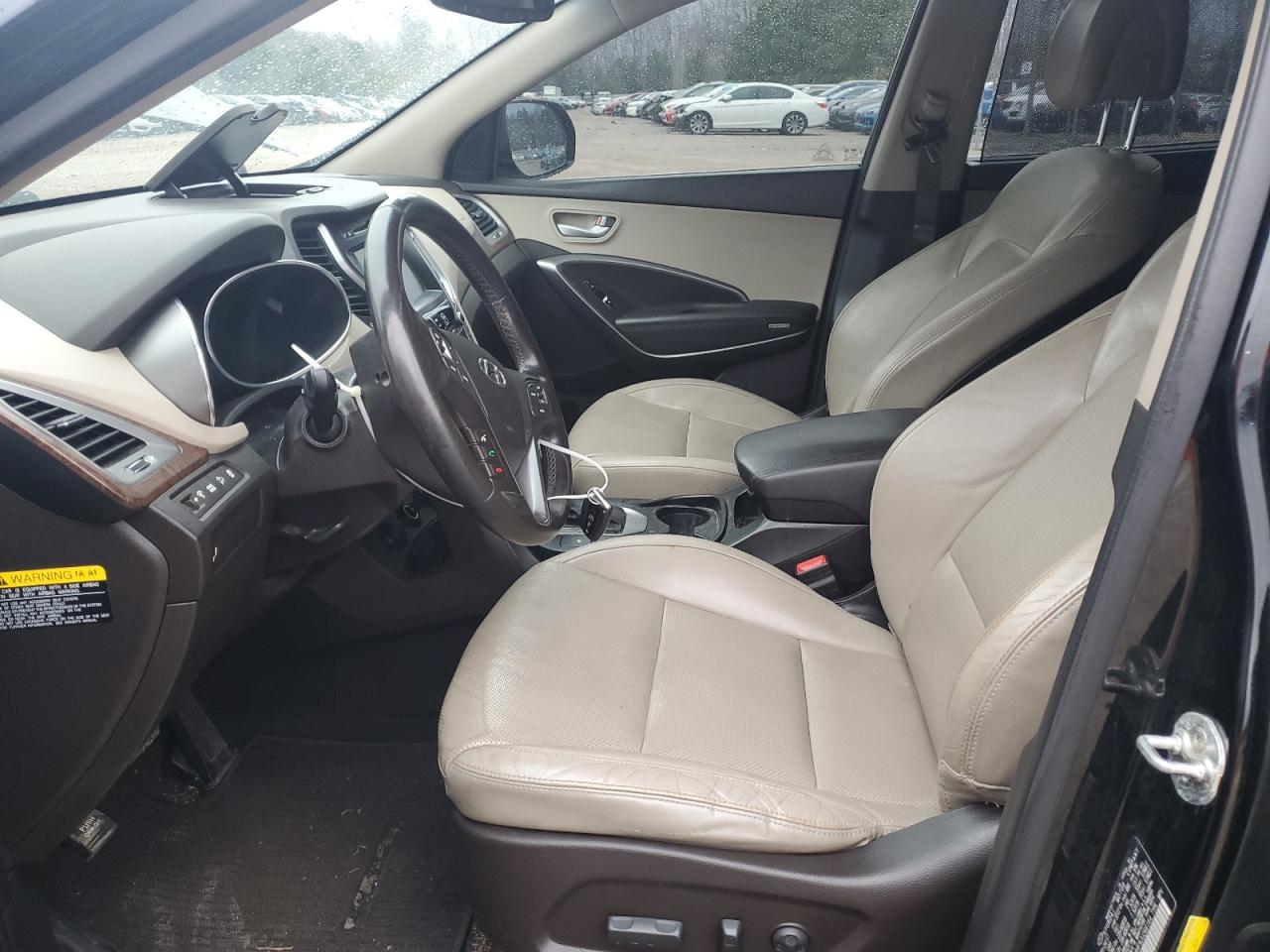 2018 Hyundai Santa Fe VIN KM8SN4HF9JU266164 Copart auction photo, side damage thumbnail 7