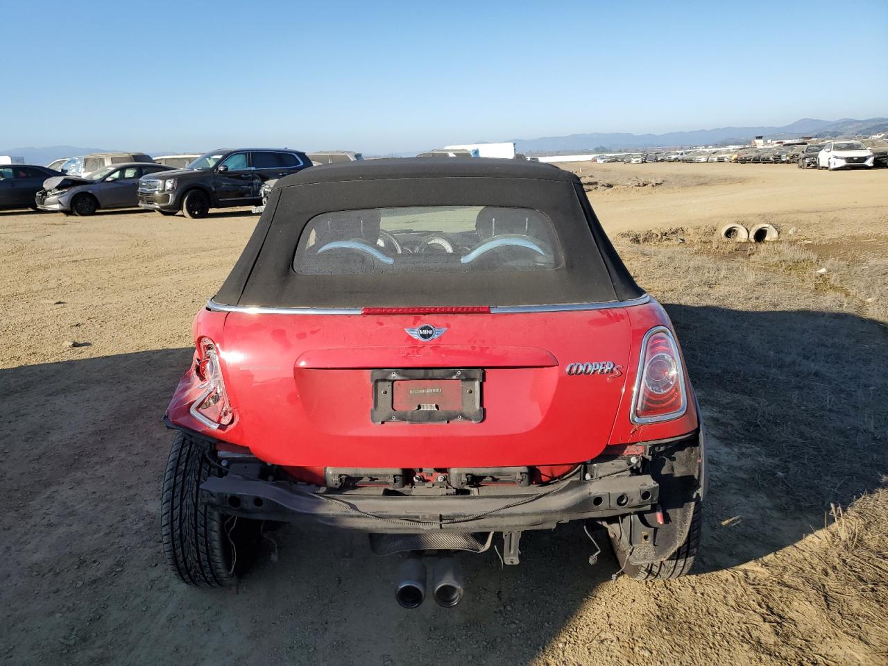 2014 MINI Cooper VIN WMWZP3C54ET298129 Copart auction photo, rear end damage thumbnail 6