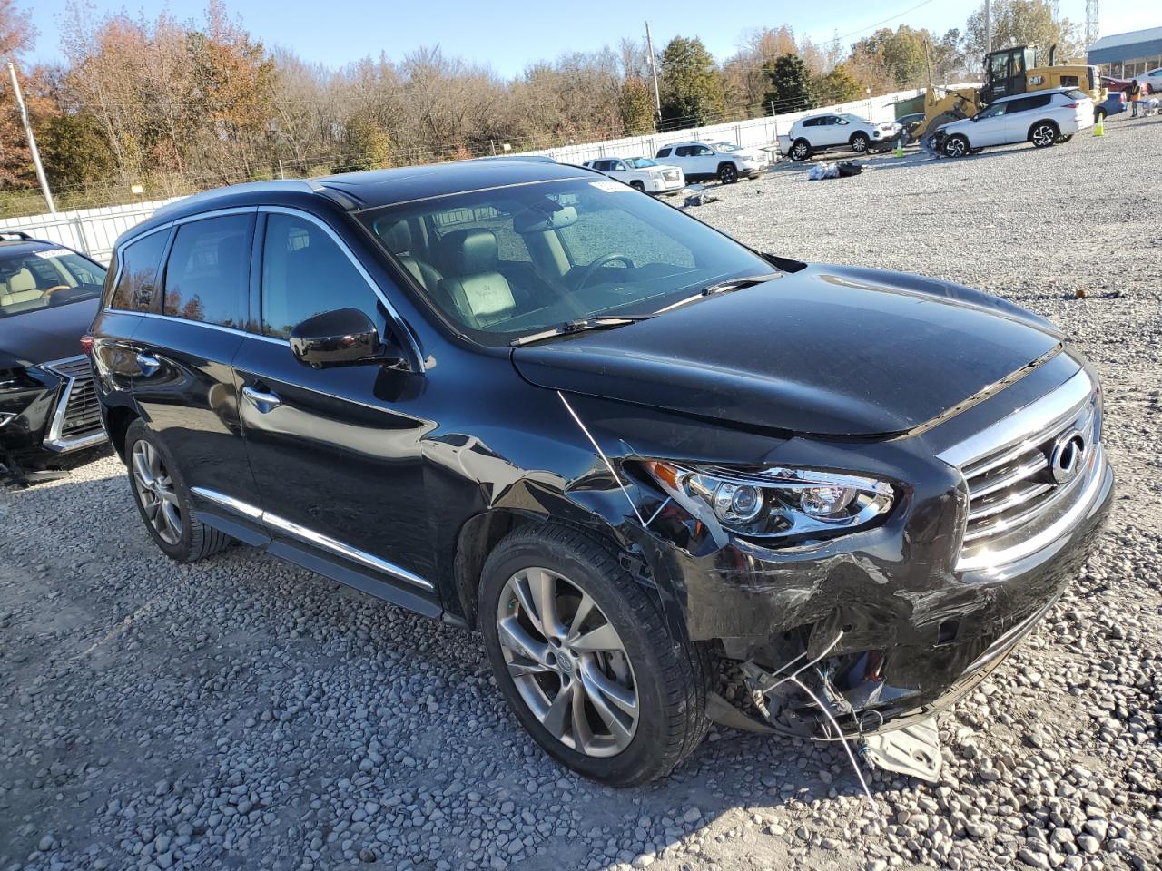 2013 Infiniti JX VIN 5N1AL0MN8DC326534 Copart auction photo, front end damage thumbnail 4