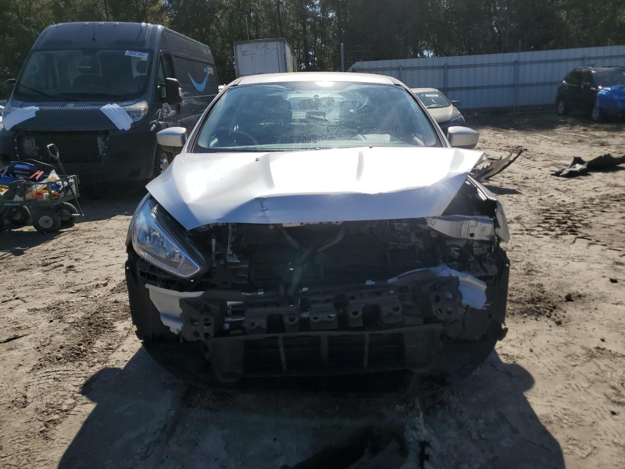 2018 Ford Focus VIN 1FADP3F2XJL252786 Copart auction photo, front end damage thumbnail 5