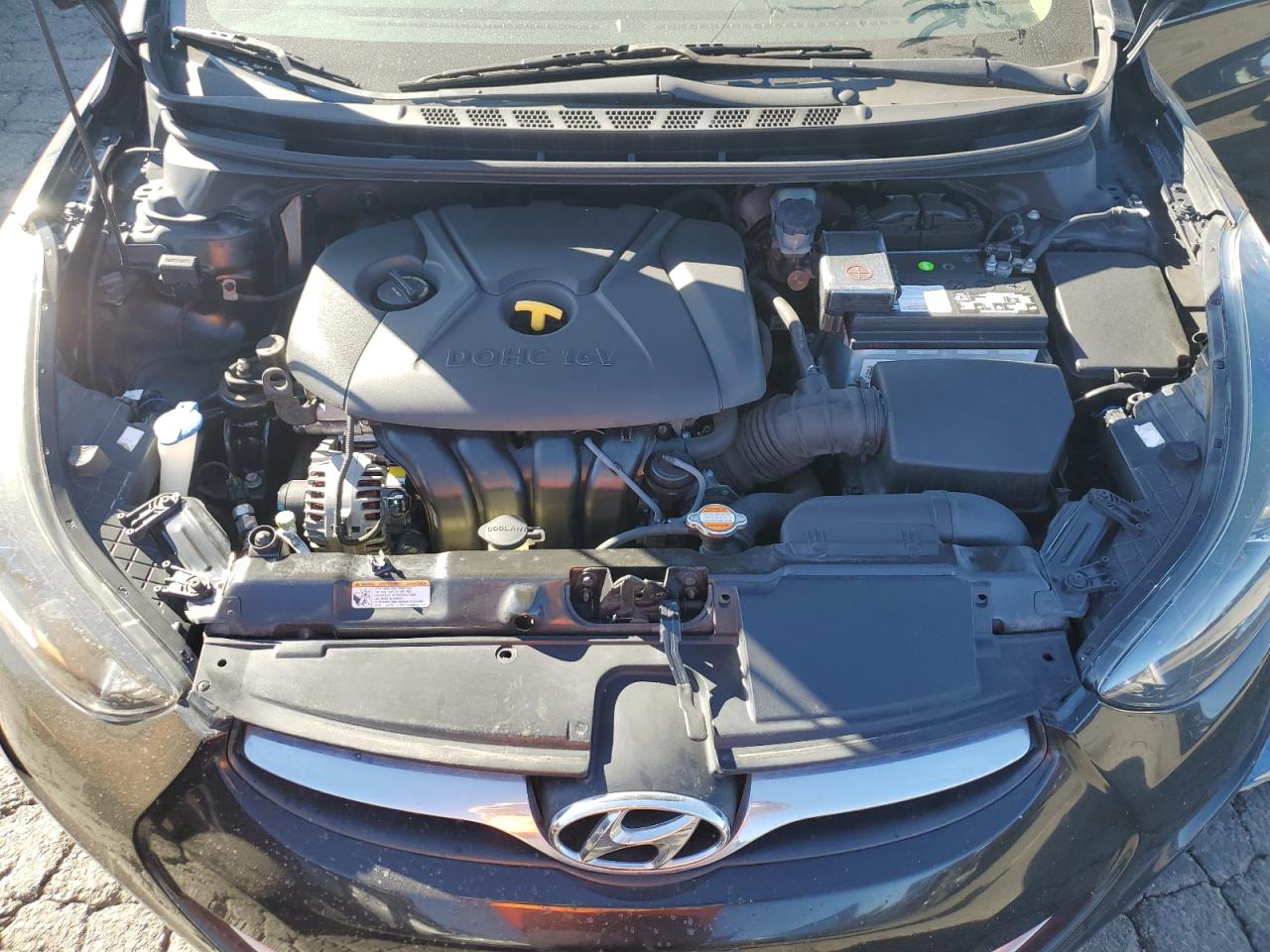 2011 Hyundai Elantra VIN 5NPDH4AE9BH049716 Copart auction photo, side damage thumbnail 11