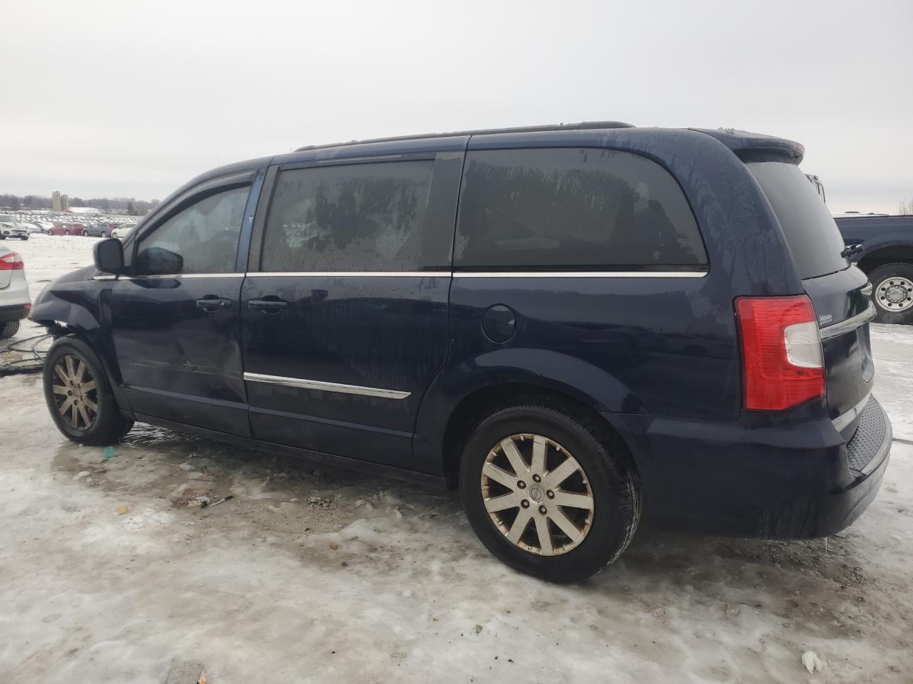 2014 Chrysler Town & Country VIN 2C4RC1BG8ER446117 Copart auction photo, front end / side damage thumbnail 2