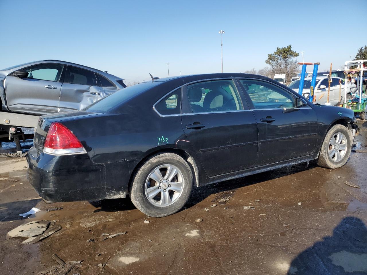 2013 Chevrolet Impala VIN 2G1WF5E3XD1248087 Copart auction photo, front end damage thumbnail 3
