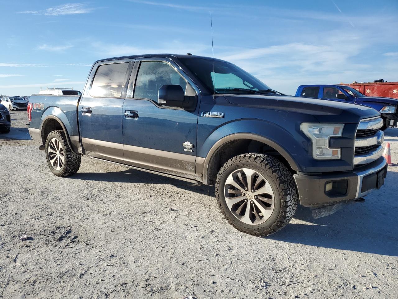 2016 Ford F-150 VIN 1FTEW1EG0GFC55979 Copart auction photo, burn damage thumbnail 4