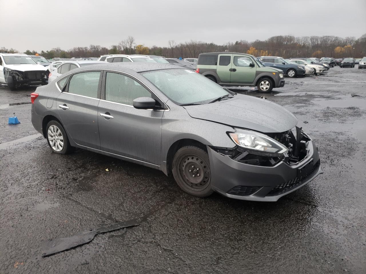 2017 Nissan Sentra VIN 3N1AB7AP7HL718181 Copart auction photo, front end damage thumbnail 4