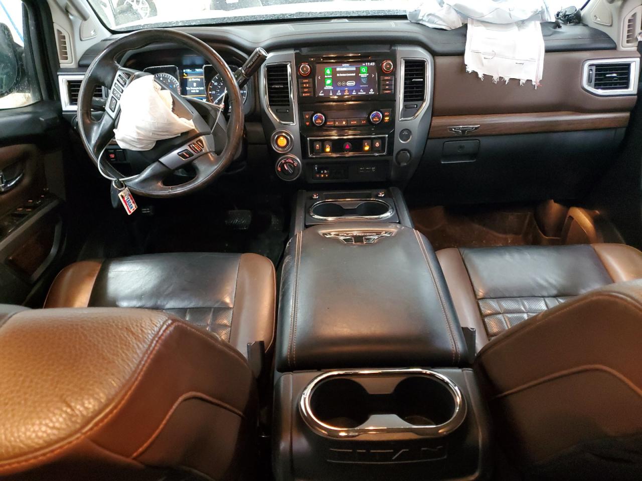 2019 Nissan Titan VIN 1N6AA1E59KN526609 Copart auction photo, front end / rear end damage thumbnail 8