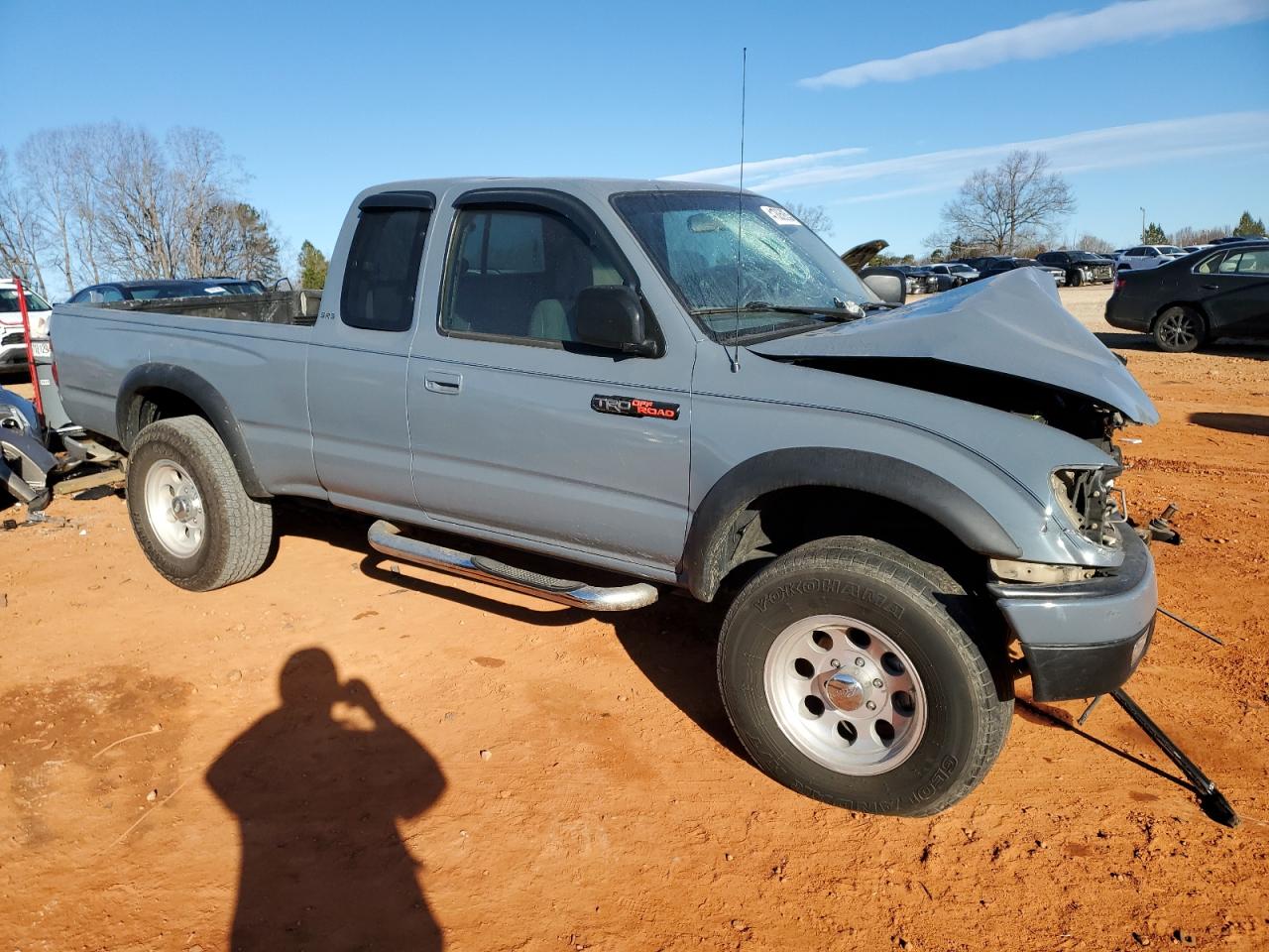 2001 Toyota Tacoma VIN 5TESN92N81Z869891 Copart auction photo, front end / rear end damage thumbnail 4