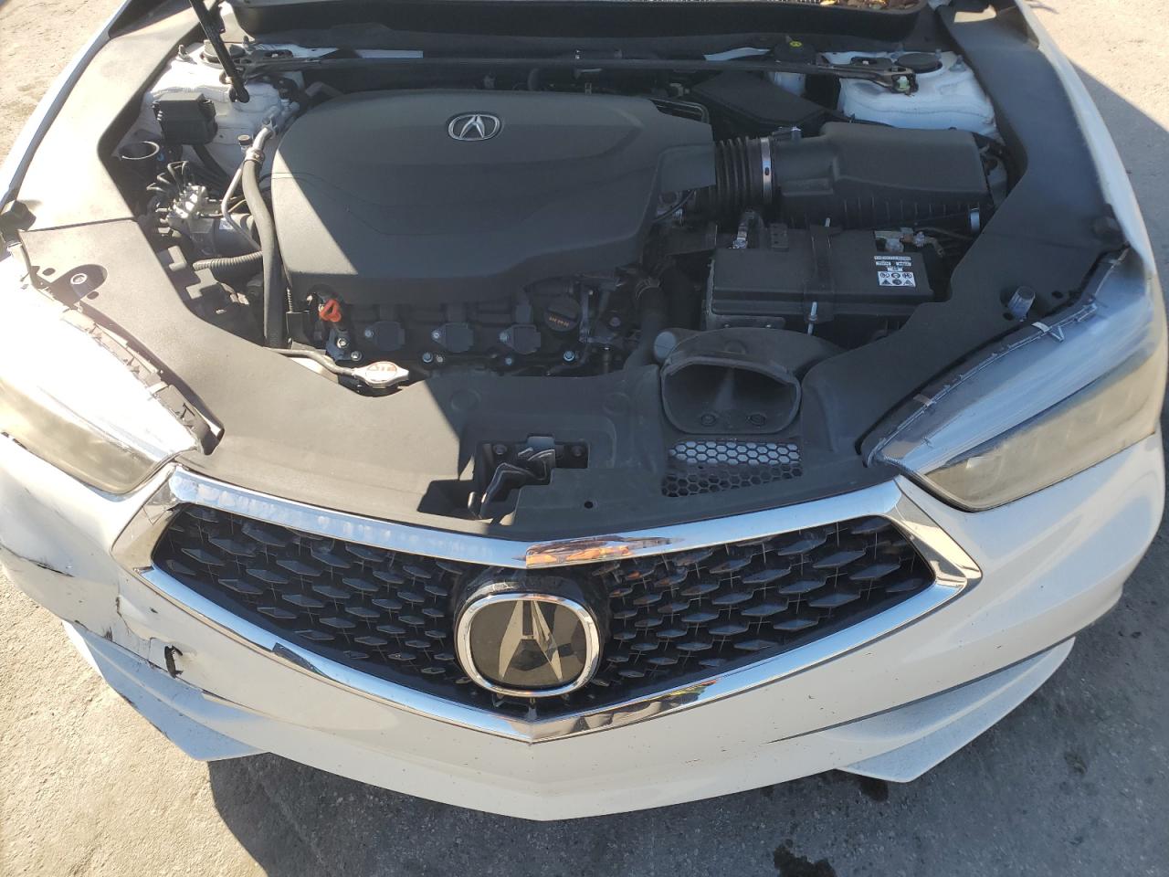 2020 Acura TLX VIN 19UUB2F40LA000825 Copart auction photo, rear end / front end damage thumbnail 11
