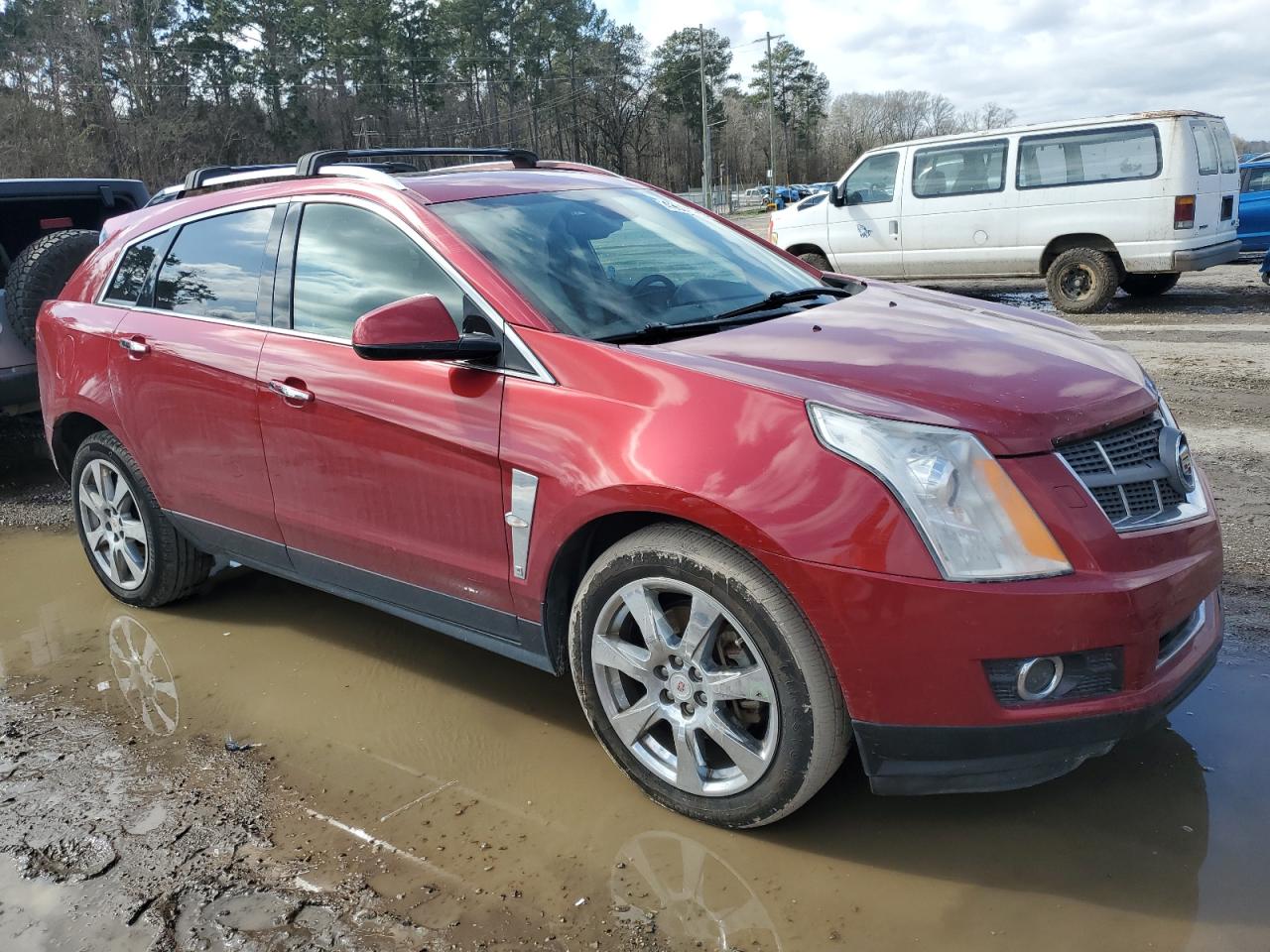 2012 Cadillac SRX VIN 3GYFNBE38CS602078 Copart auction photo, front end / minor dent/scratches damage thumbnail 4
