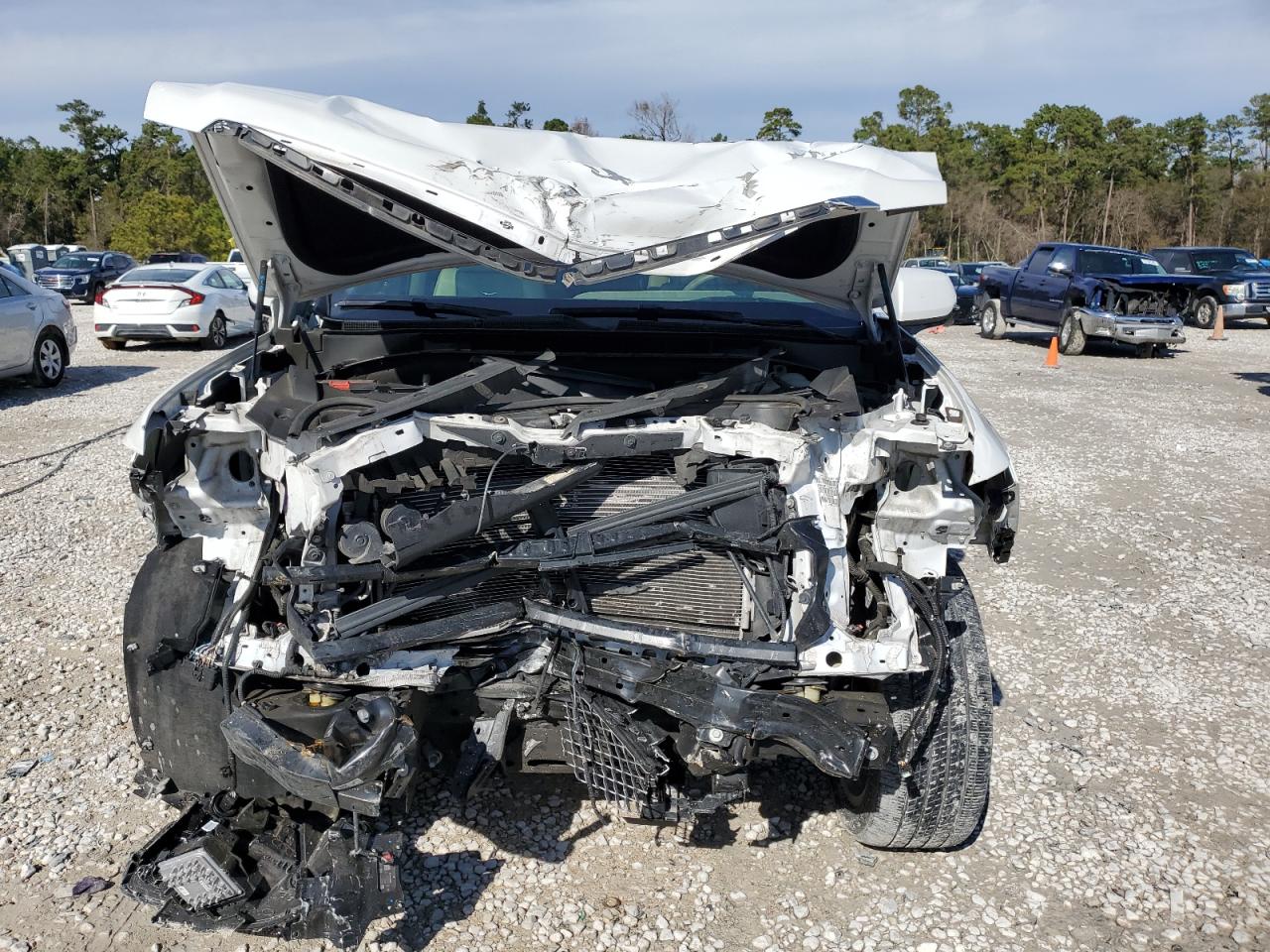 2021 Cadillac Escalade VIN 1GYS4DKL7MR315742 Copart auction photo, front end / side damage thumbnail 5
