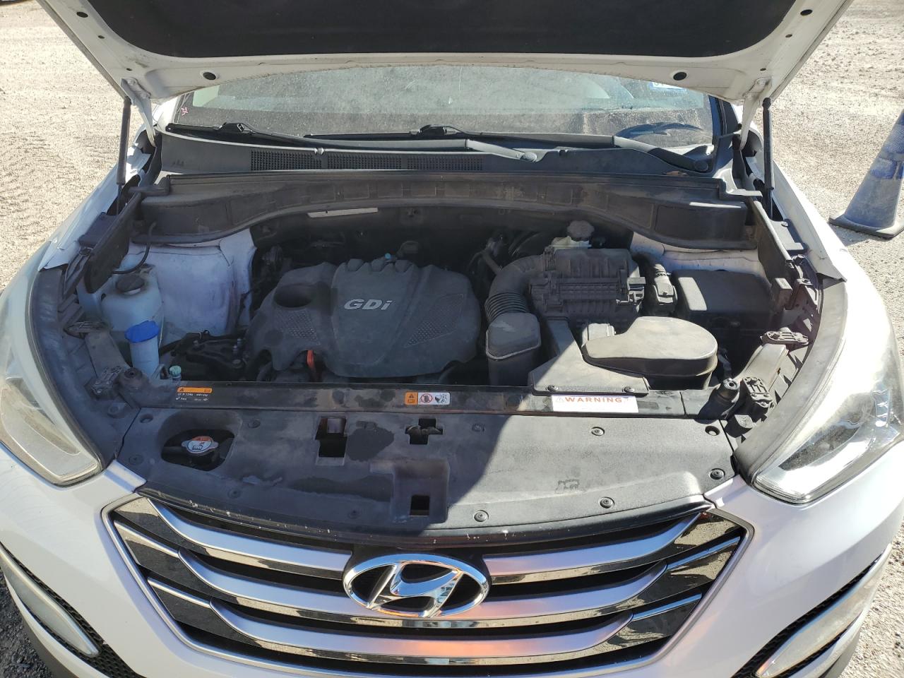 2016 Hyundai Santa Fe VIN 5XYZU3LB7GG341085 Copart auction photo, hail damage thumbnail 12