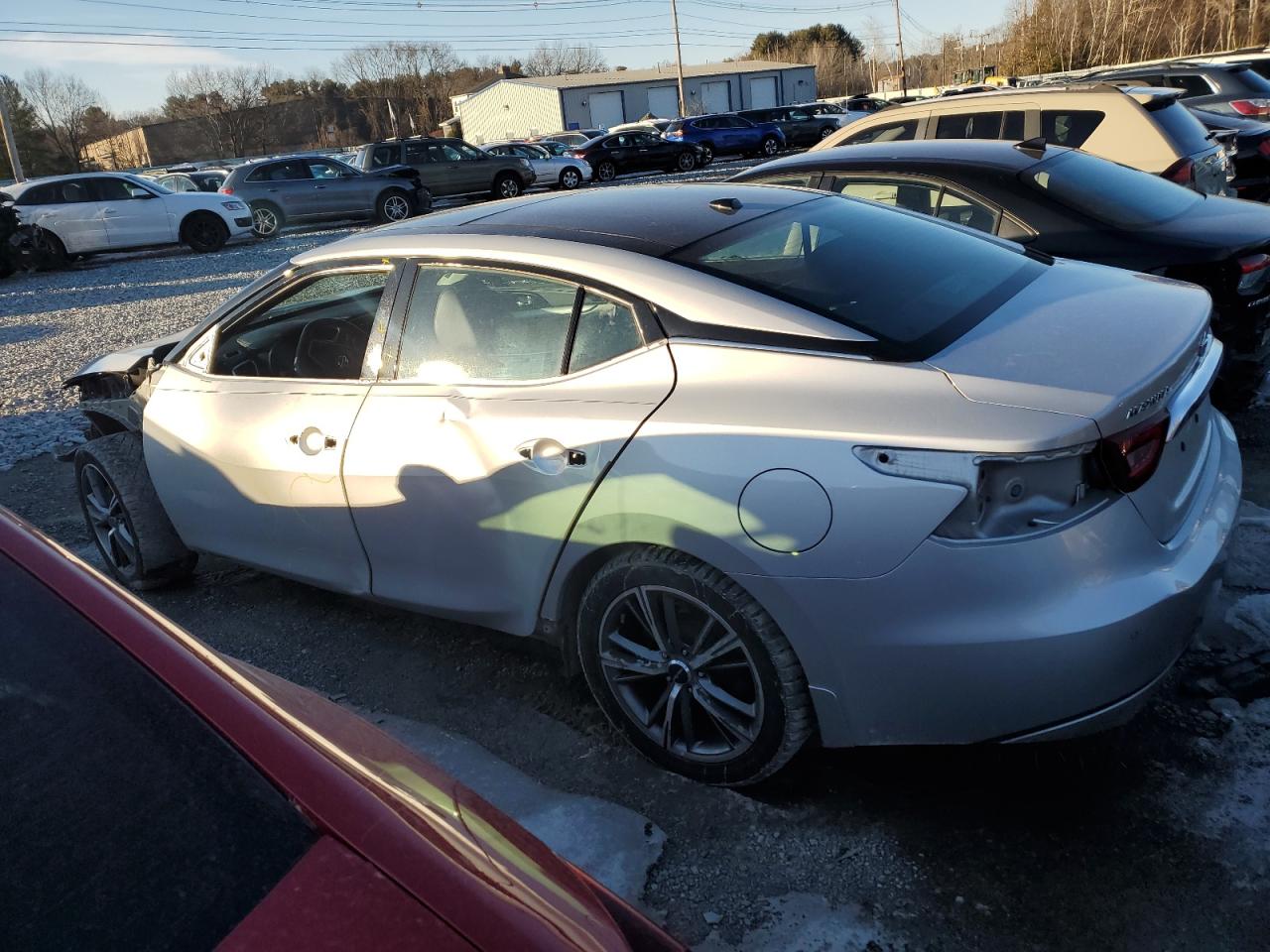 2018 Nissan Maxima VIN 1N4AA6AP0JC365364 Copart auction photo, front end / side damage thumbnail 2