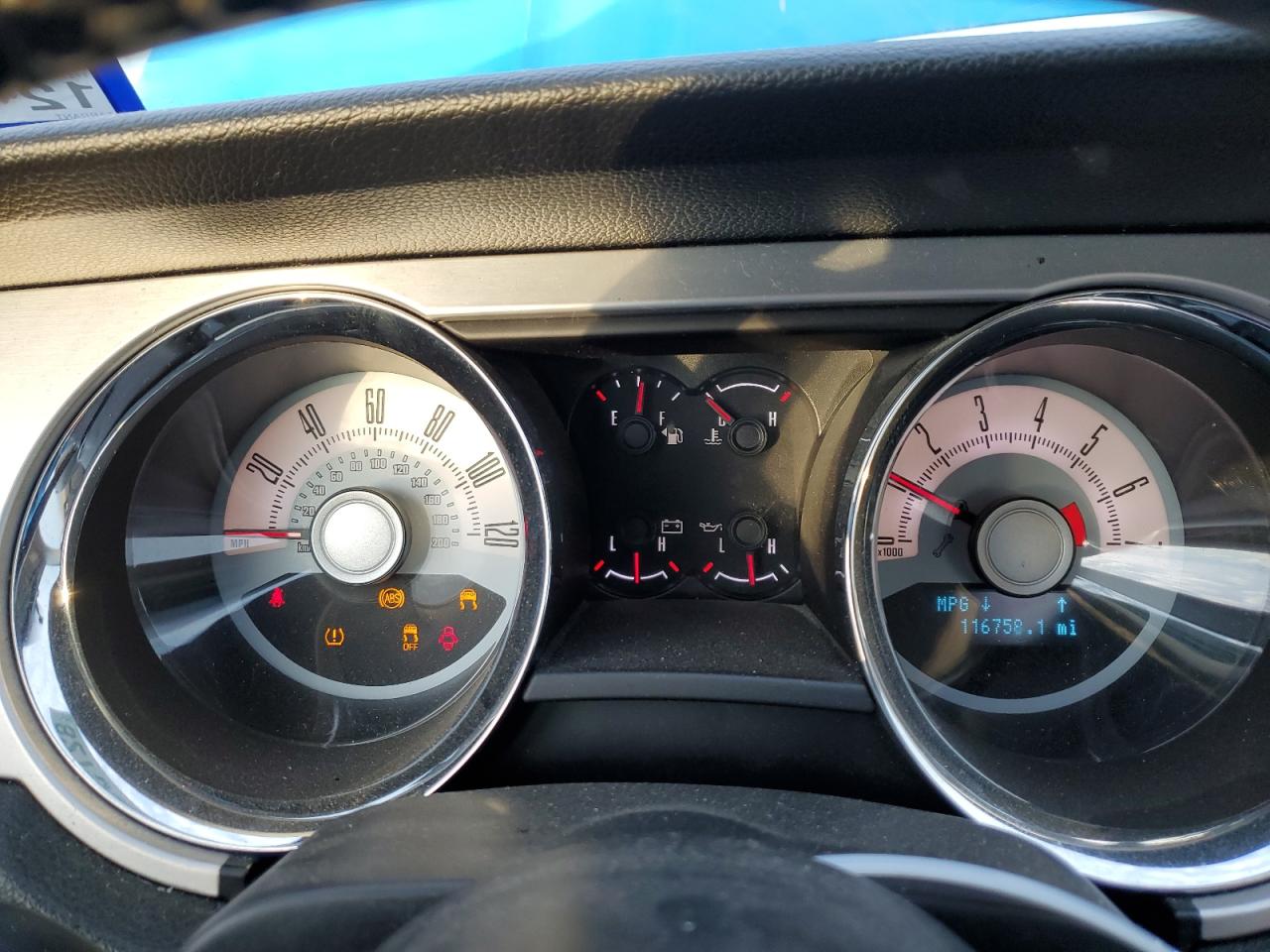 2010 Ford Mustang VIN 1ZVBP8ANXA5154536 Copart auction photo, all over damage thumbnail 9