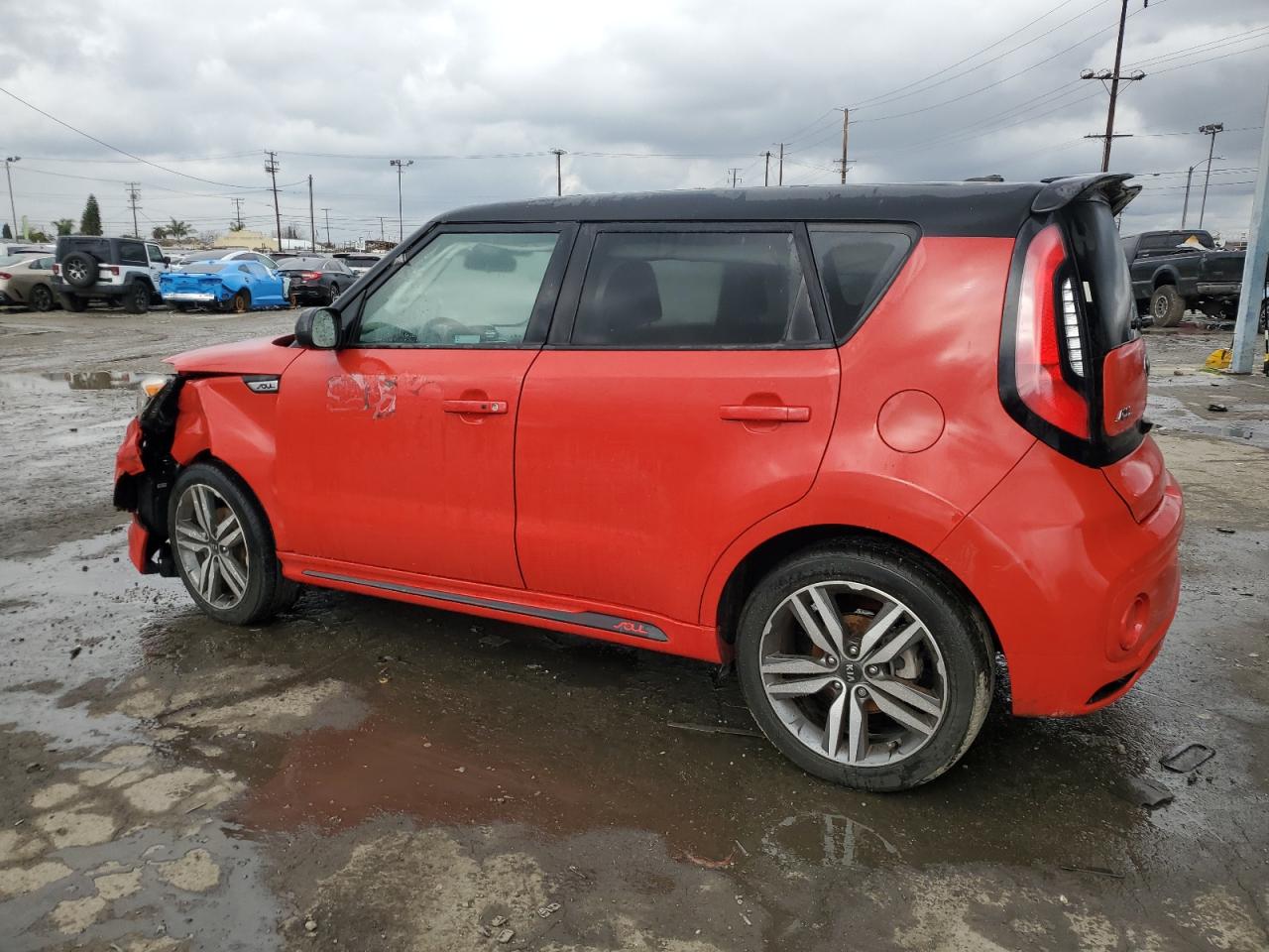 2019 KIA Soul VIN KNDJP3A54K7683813 Copart auction photo, front end / rear end damage thumbnail 2
