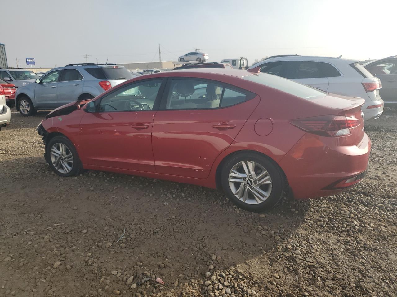 2019 Hyundai Elantra VIN 5NPD84LF4KH486691 Copart auction photo, front end damage thumbnail 2