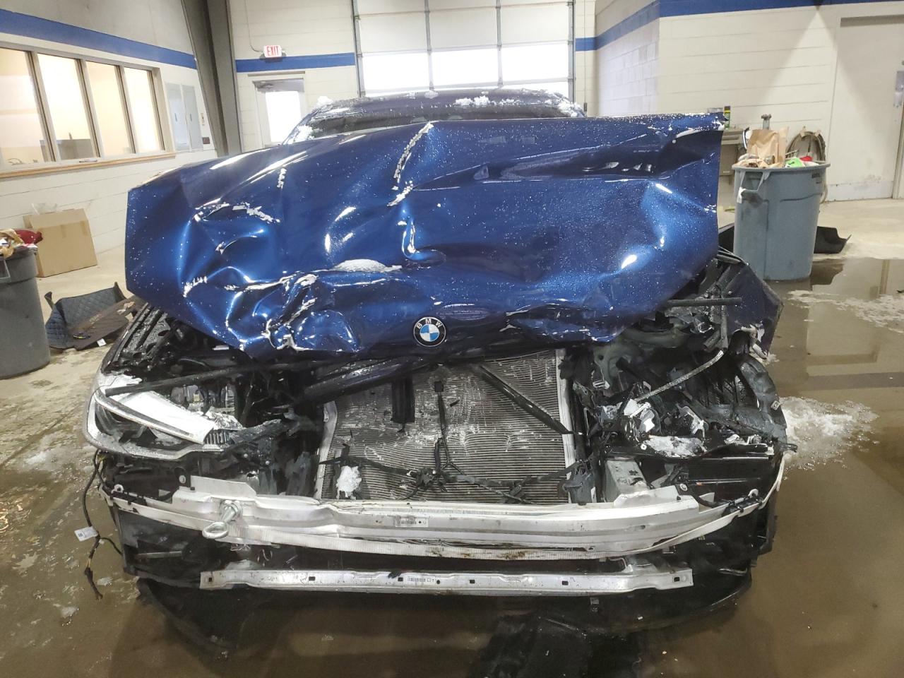 2018 BMW 5er VIN WBAJE7C57JWC55796 Copart auction photo, front end damage thumbnail 5