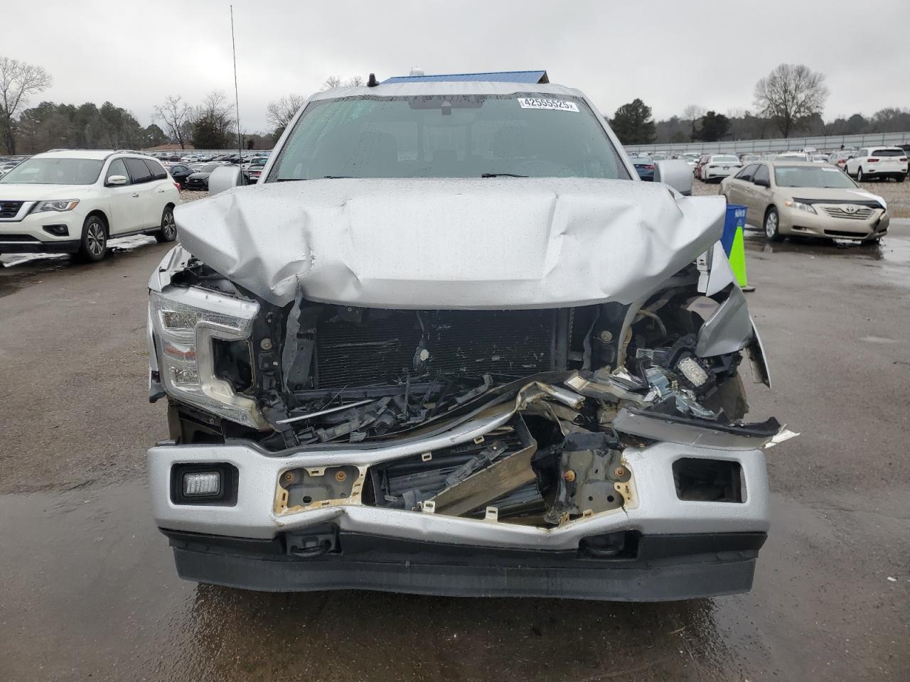 2019 Ford F-150 VIN 1FTEW1E4XKFB25142 Copart auction photo, front end damage thumbnail 5