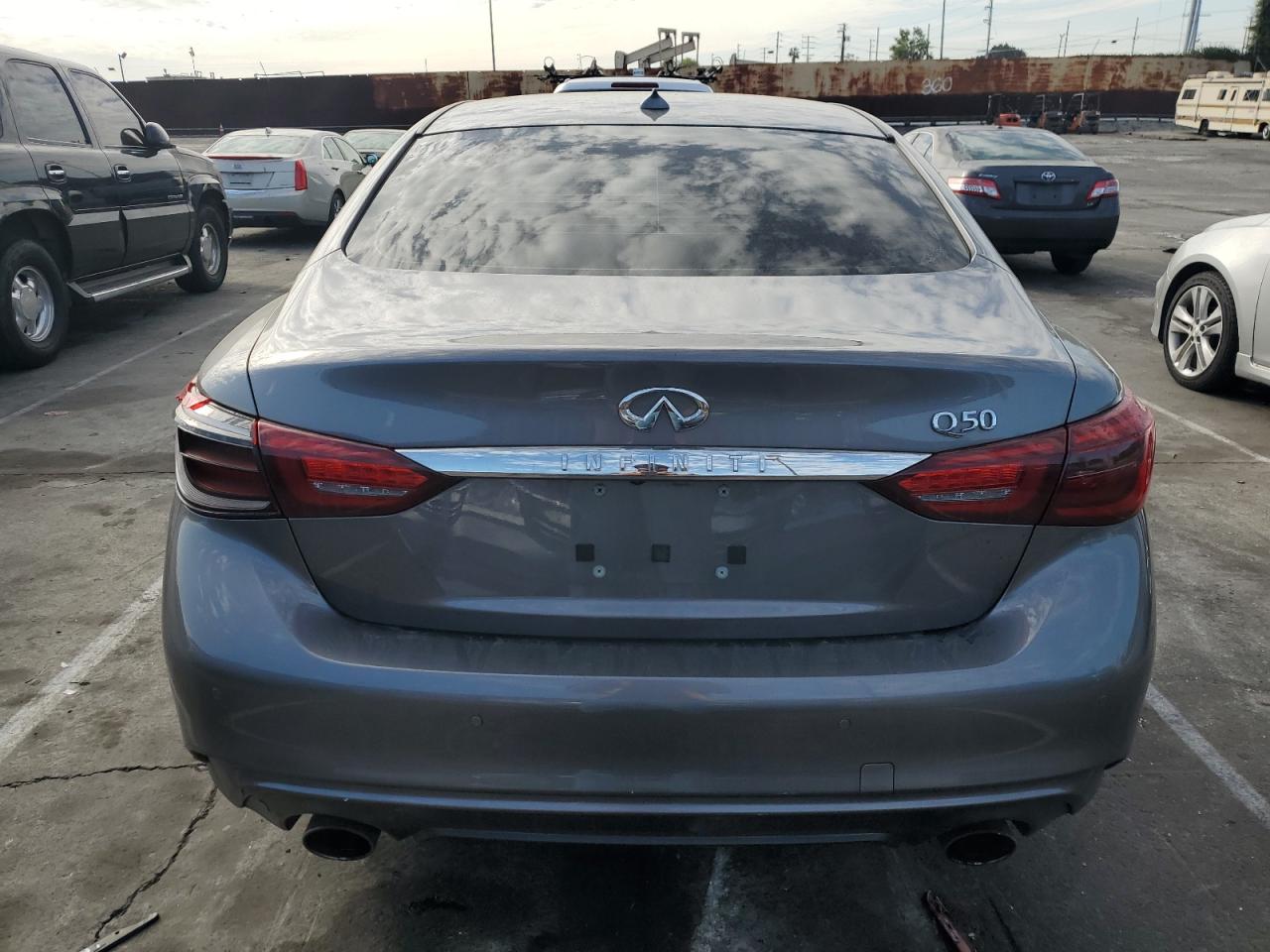 2020 Infiniti Q50 VIN JN1EV7AP8LM206372 Copart auction photo, normal wear damage thumbnail 6